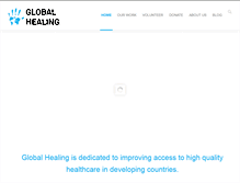 Tablet Screenshot of globalhealing.org